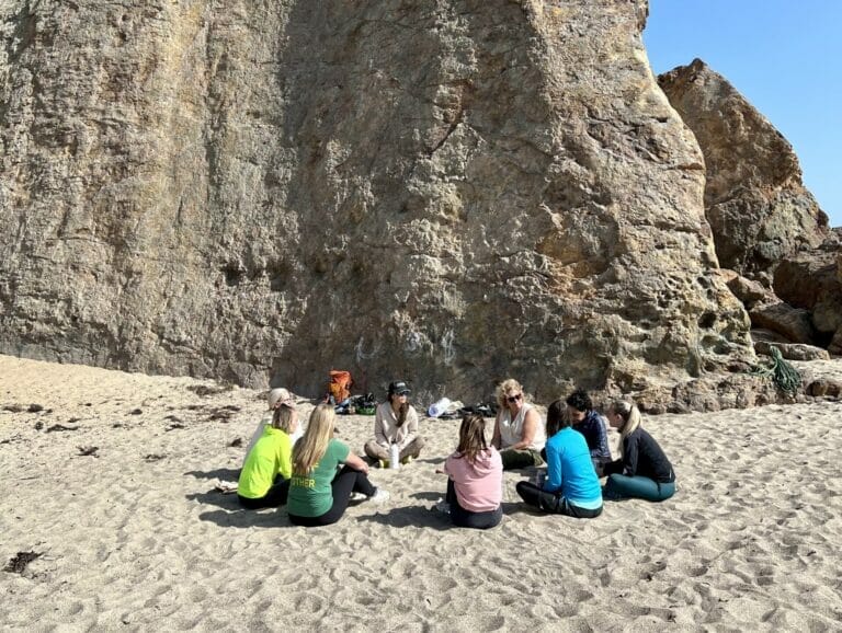 Beach hang out circle!